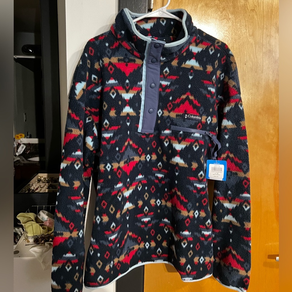 Columbia Fleece Quarter button up pullover